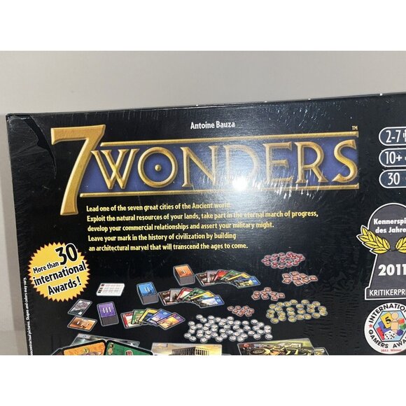 7 Wonders Strategy Board Game Antoine Bauza Repos Production LFCABD281 SEV-EN01 - Picture 7 of 11